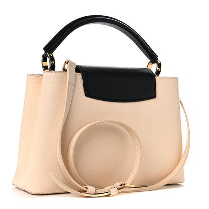Louis Vuitton Taurillon Capucines PM Creme Black 3 of 10