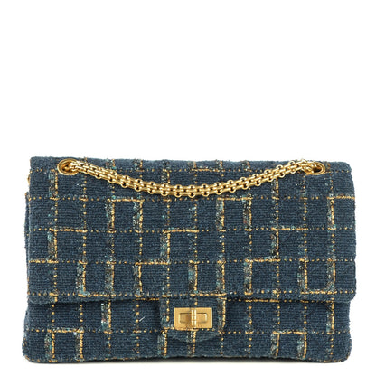 Chanel Fantasy Tweed 2.55 Reissue 226 Flap Blue 1 of 8