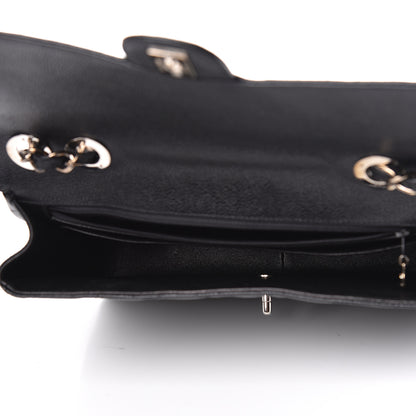 Chanel Caviar Quilted Jumbo Single Flap Black 5 of 12