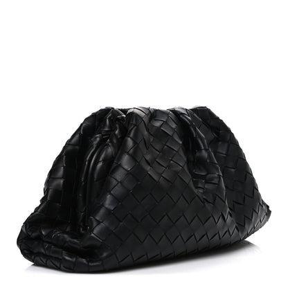 Bottega Veneta Nappa Maxi Intreccio The Pouch Oversized Clutch Black 3 of 11