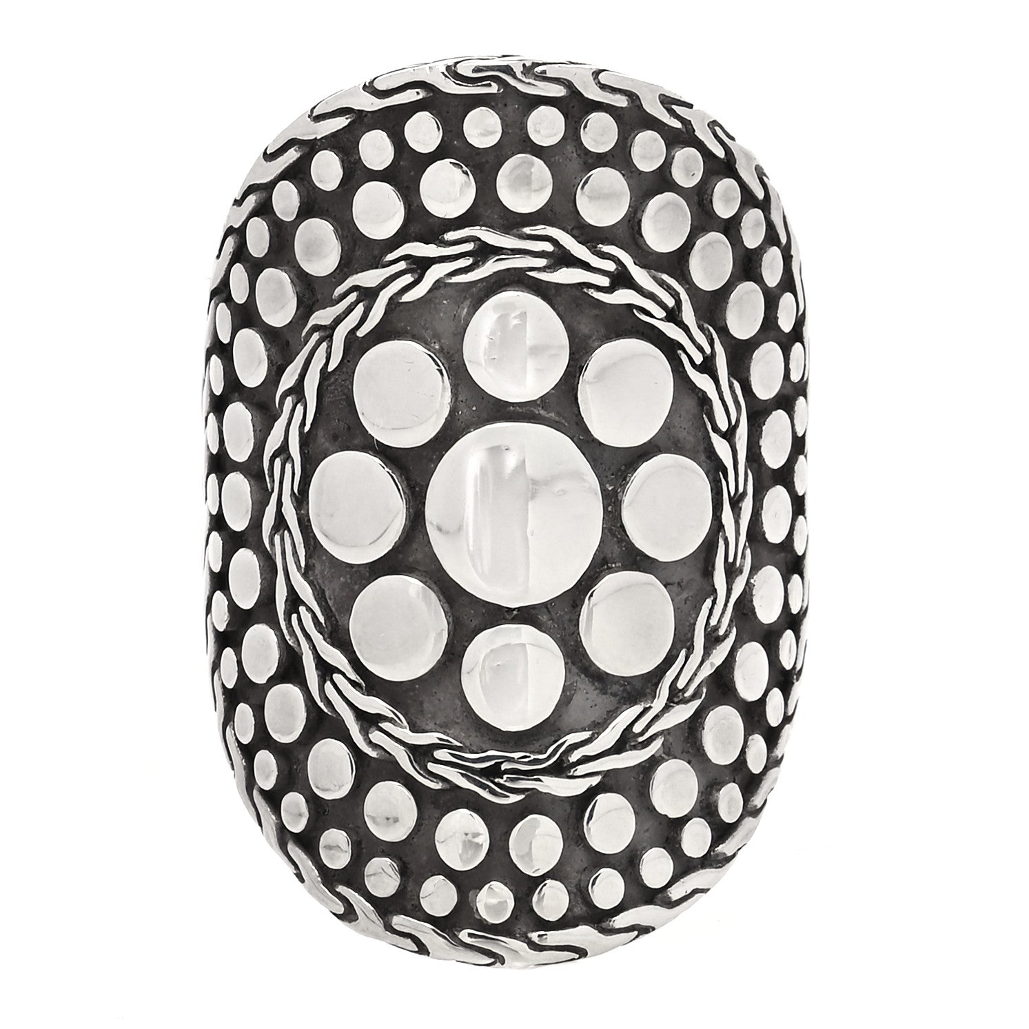John Hardy Sterling Silver Dot Nuansa Ring 54 7 1 of 4