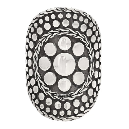 John Hardy Sterling Silver Dot Nuansa Ring 54 7 1 of 4