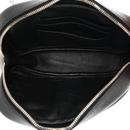 Saint Laurent Grain De Poudre Matelasse Monogram Mini Lou Camera Bag Black 5 of 13