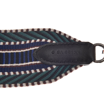 Hermes Toile Swift 50mm Sangle Cavale Shoulder Strap Malachite Bleu Electrique Black 5 of 6