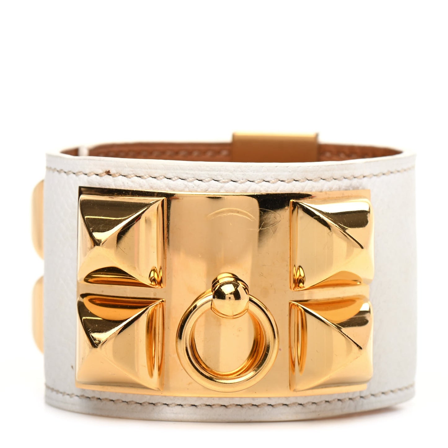 Epsom Collier de Chien CDC Bracelet S White