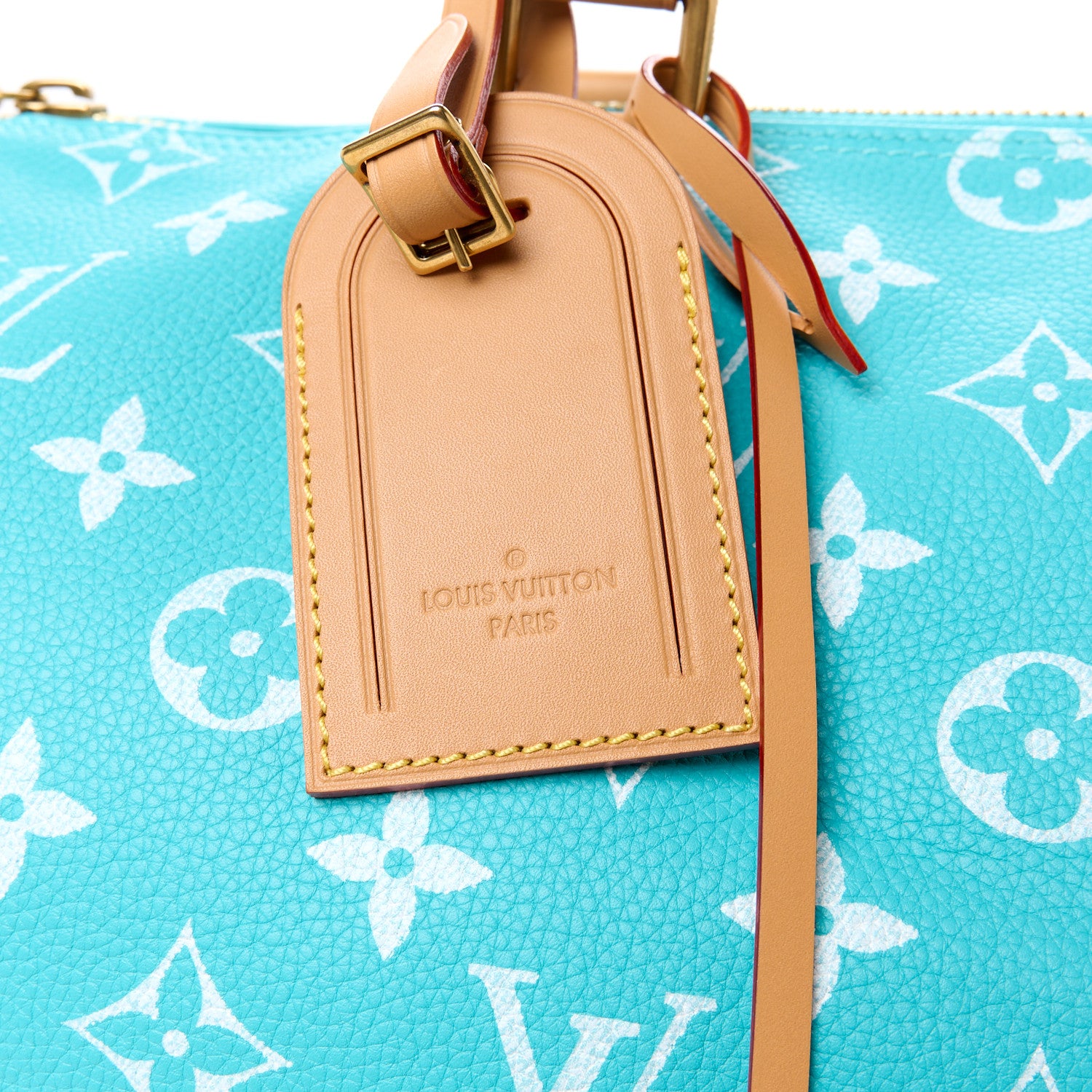 Louis Vuitton Calfskin Monogram Speedy P9 Bandouliere 40 Turquoise 11 of 19