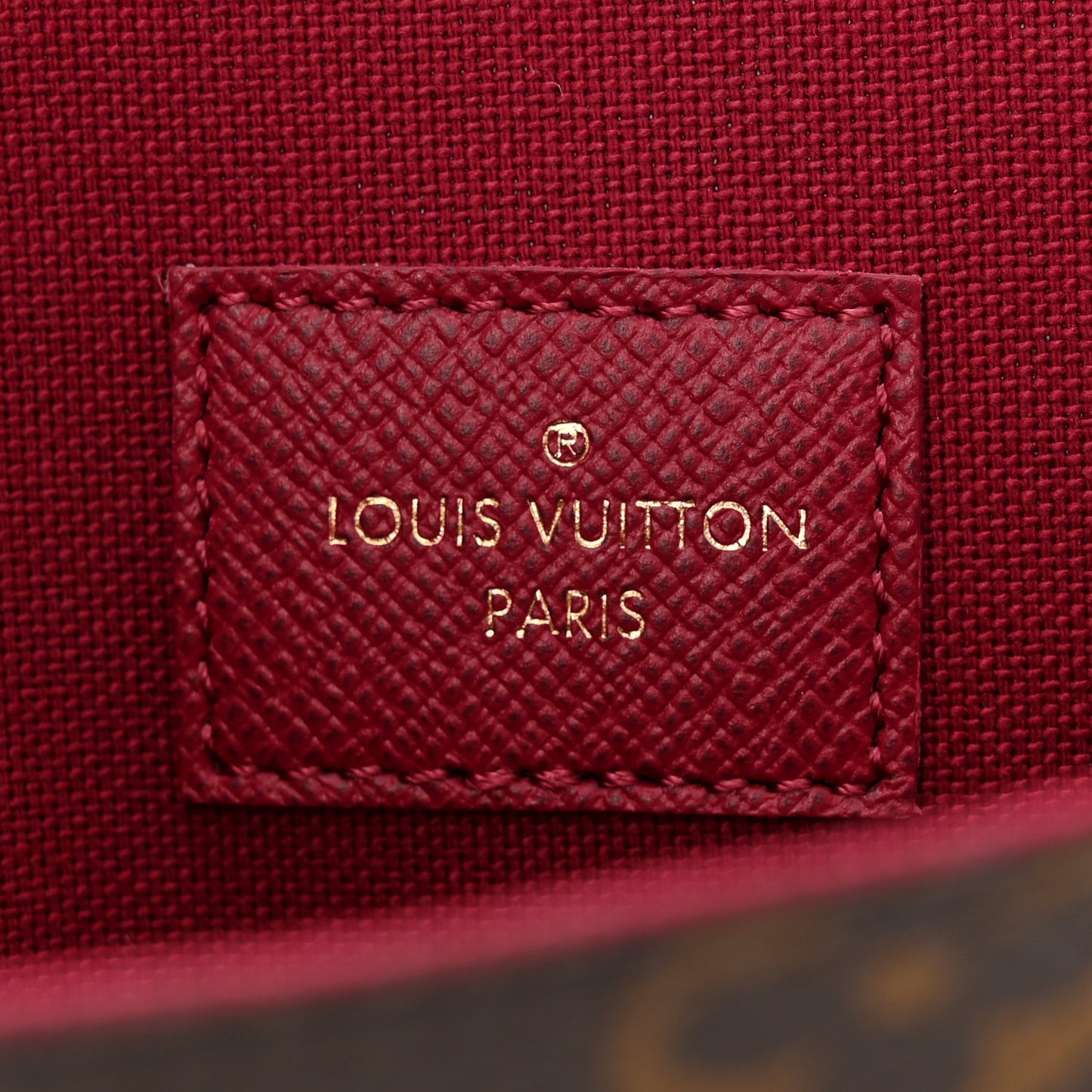 Monogram Pochette Felicie Chain Wallet Fuchsia