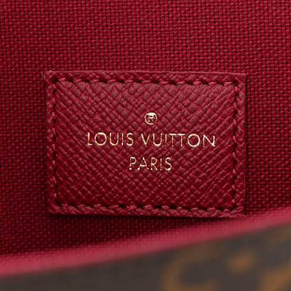 Louis Vuitton Monogram Pochette Felicie Chain Wallet Fuchsia 6 of 12