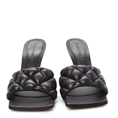 Bottega Veneta Nappa Matelasse Padded Mule Sandals 36.5 Chocolate Spread 3 of 9