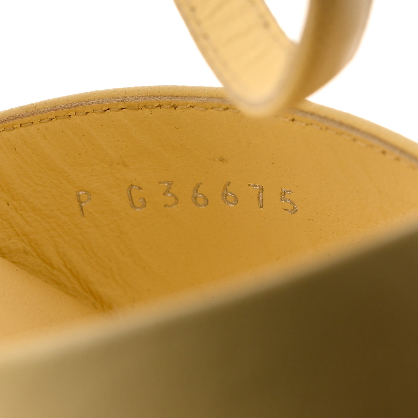 Lambskin Pearl Sandals 41 Yellow