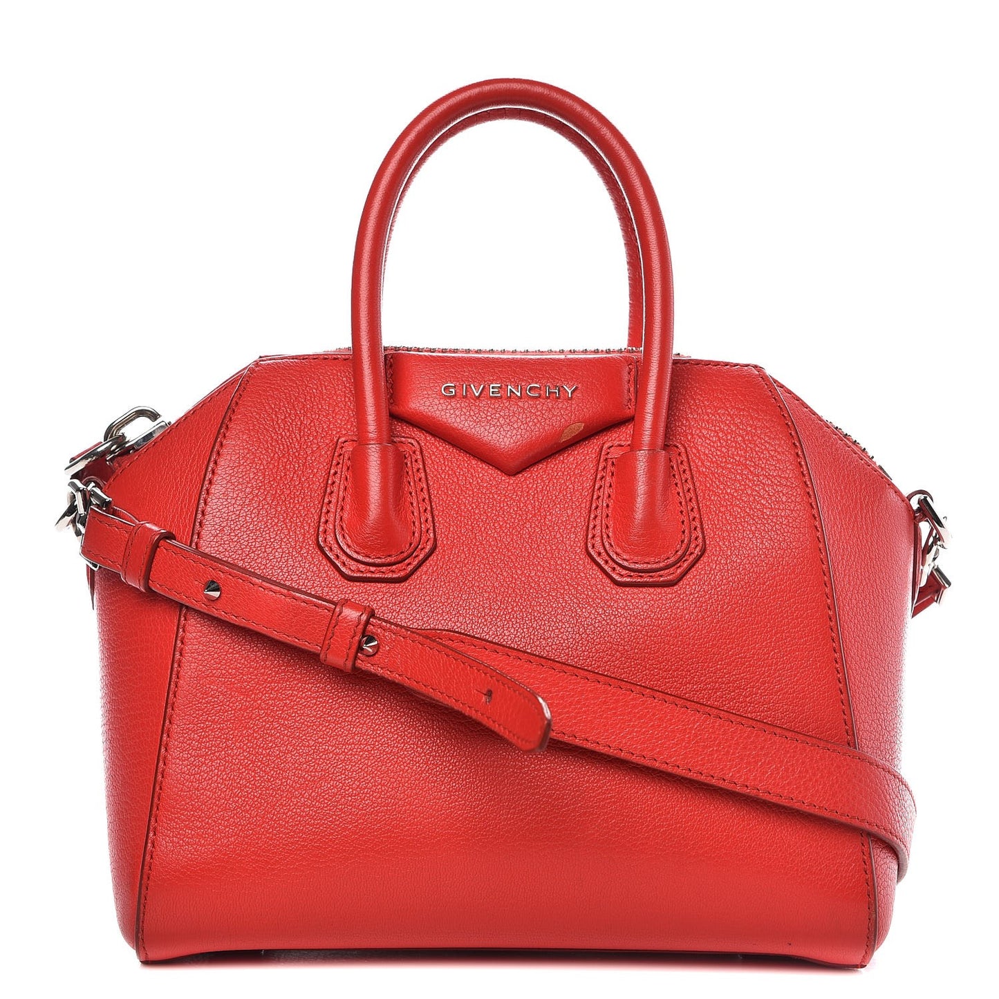 Sugar Goatskin Mini Antigona Red