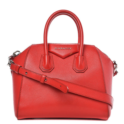 Givenchy Sugar Goatskin Mini Antigona Red 1 of 14