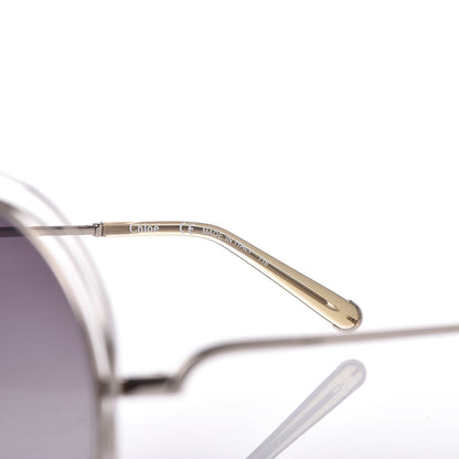 Chloe Oversize Round Carlina Oversized Round Sunglasses CE114S Silver 6 of 7