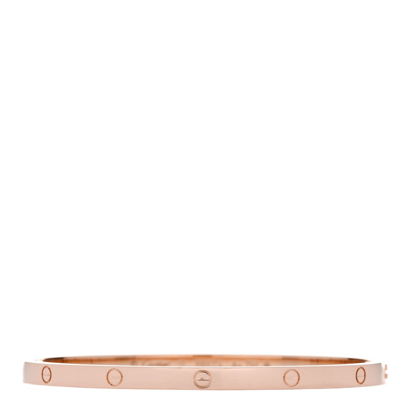18K Pink Gold Small LOVE Bracelet 17