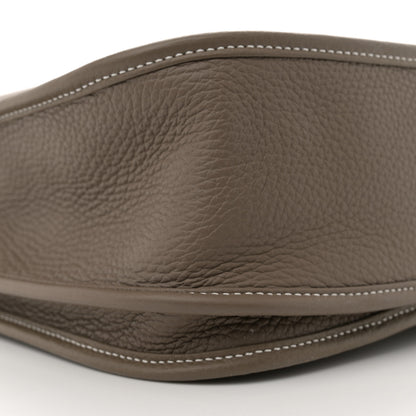 Hermes Taurillon Clemence Evelyne III GM Etoupe 9 of 10