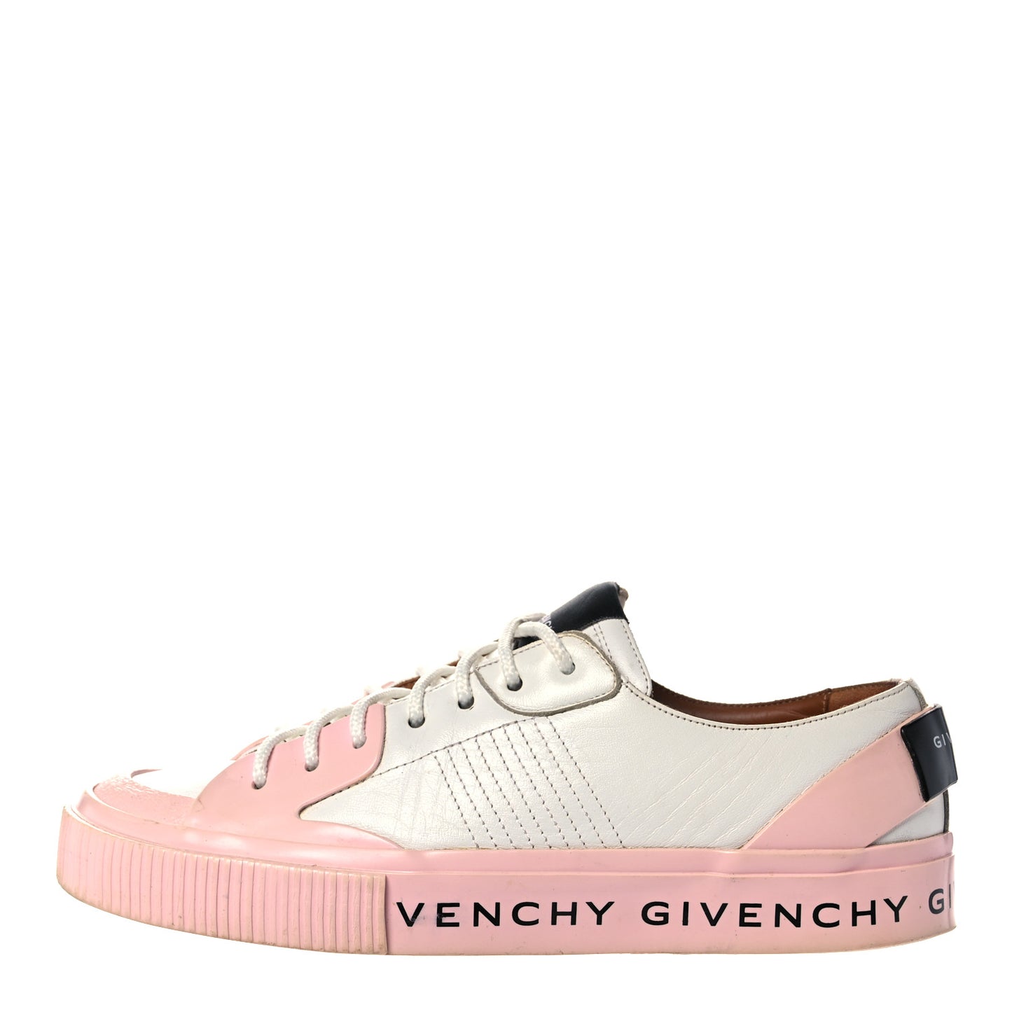 Canvas Logo Tennis Light Low Top Sneakers 37 White Pink