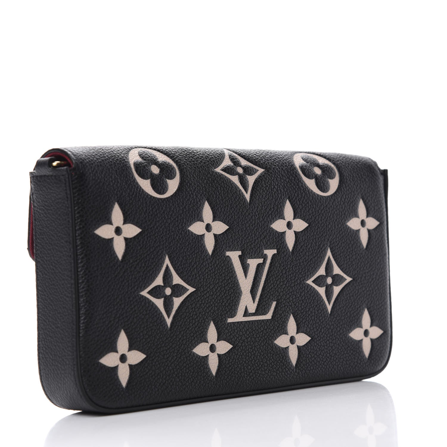 Louis Vuitton Empreinte Monogram Giant Felicie Pochette Black Beige 3 of 10
