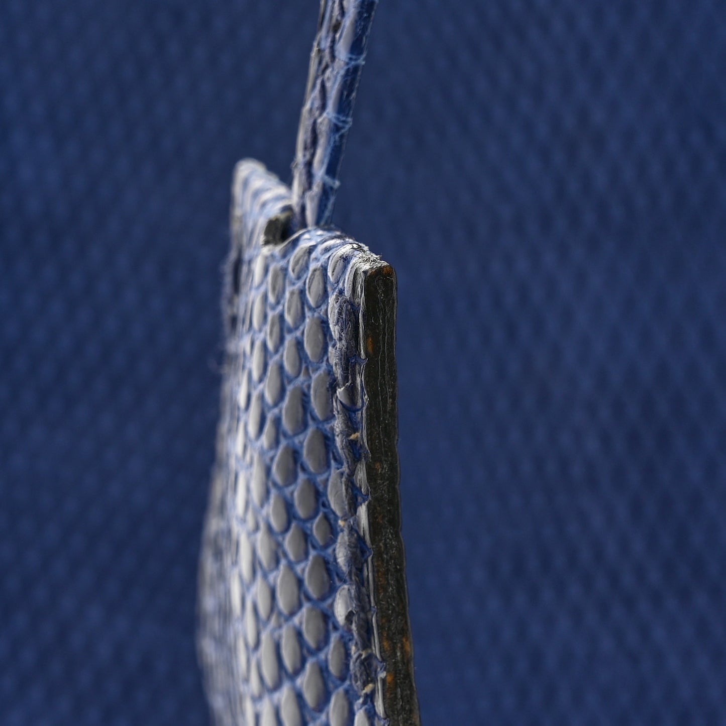 Lizard Kelly Sellier 28 Bleu Saphir