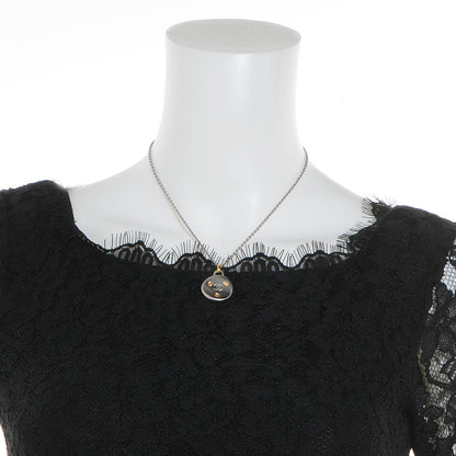 Chanel CC Screw Necklace Gold Silver 2 of 5