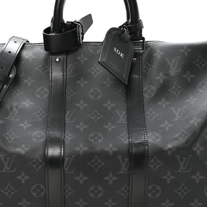Louis Vuitton Monogram Eclipse Keepall Bandouliere 45 8 of 10