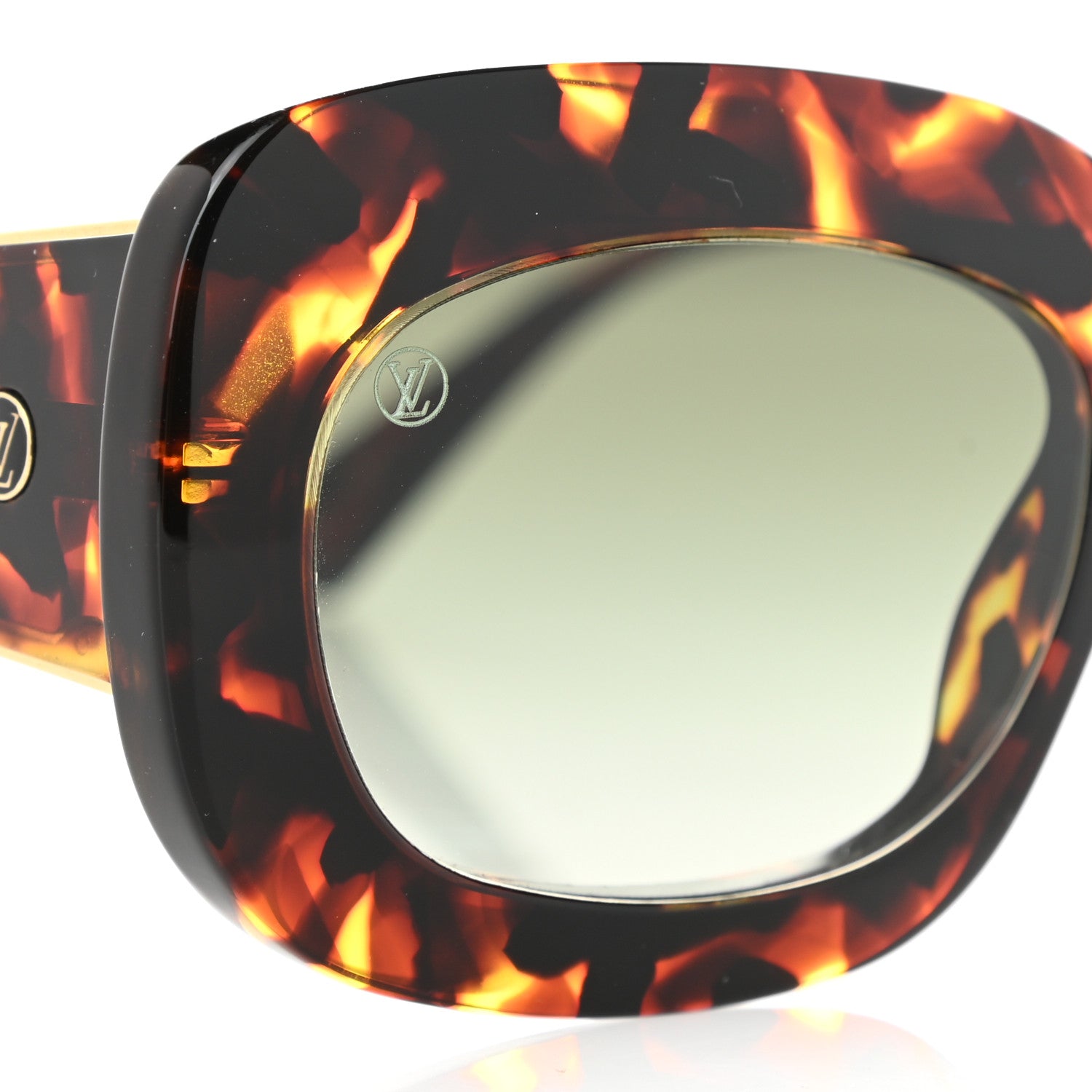 Louis Vuitton Arizona Dream Square Sunglasses Z1286E Tortoise 8 of 9