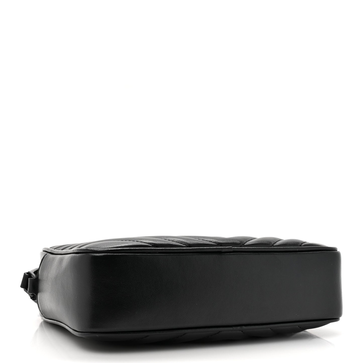 Calfskin Matelasse Monogram Monochrome Lou Camera Bag Black