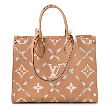Louis Vuitton Empreinte Monogram Giant Broderies Onthego MM Arizona 1 of 11