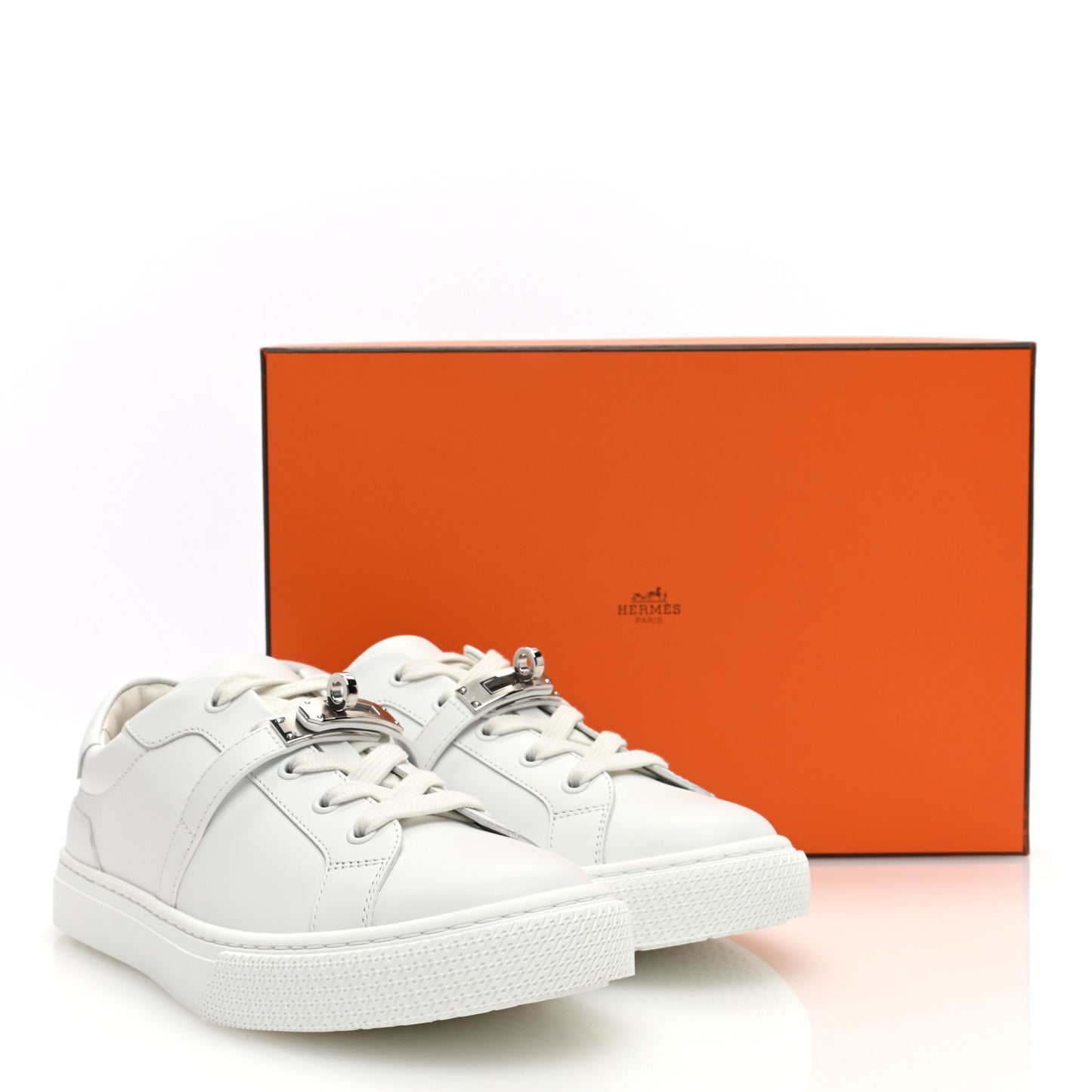 Calfskin Day Sneakers 38 White