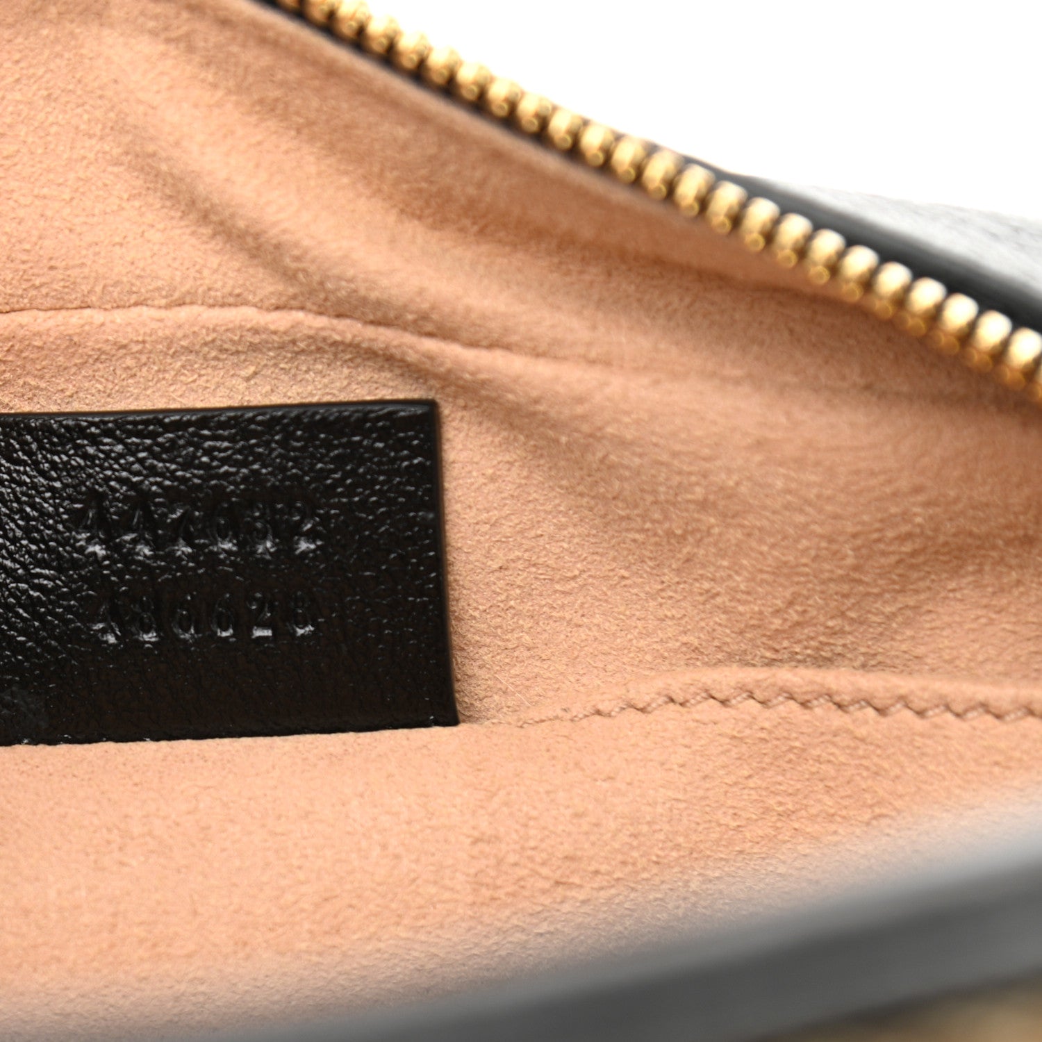 Gucci Monogram Matelasse Diagonal Small GG Marmont Chain Shoulder Bag Beige Black 7 of 11