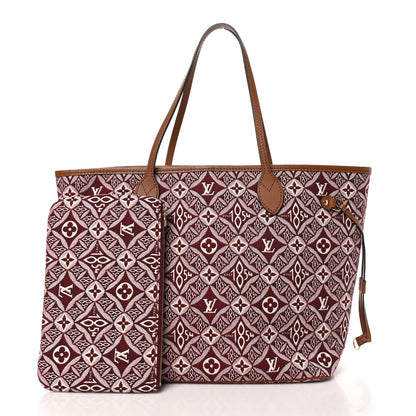 Louis Vuitton Jacquard Since 1854 Neverfull MM Bordeaux 3 of 10