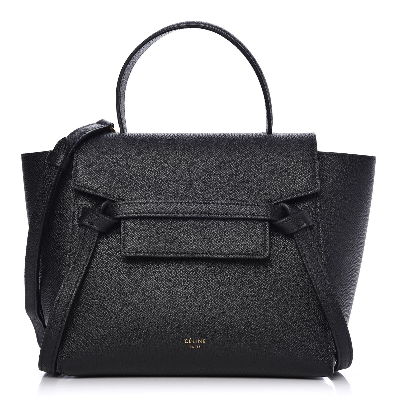 Celine Grained Calfskin Nano Belt Bag Black 1 of 6