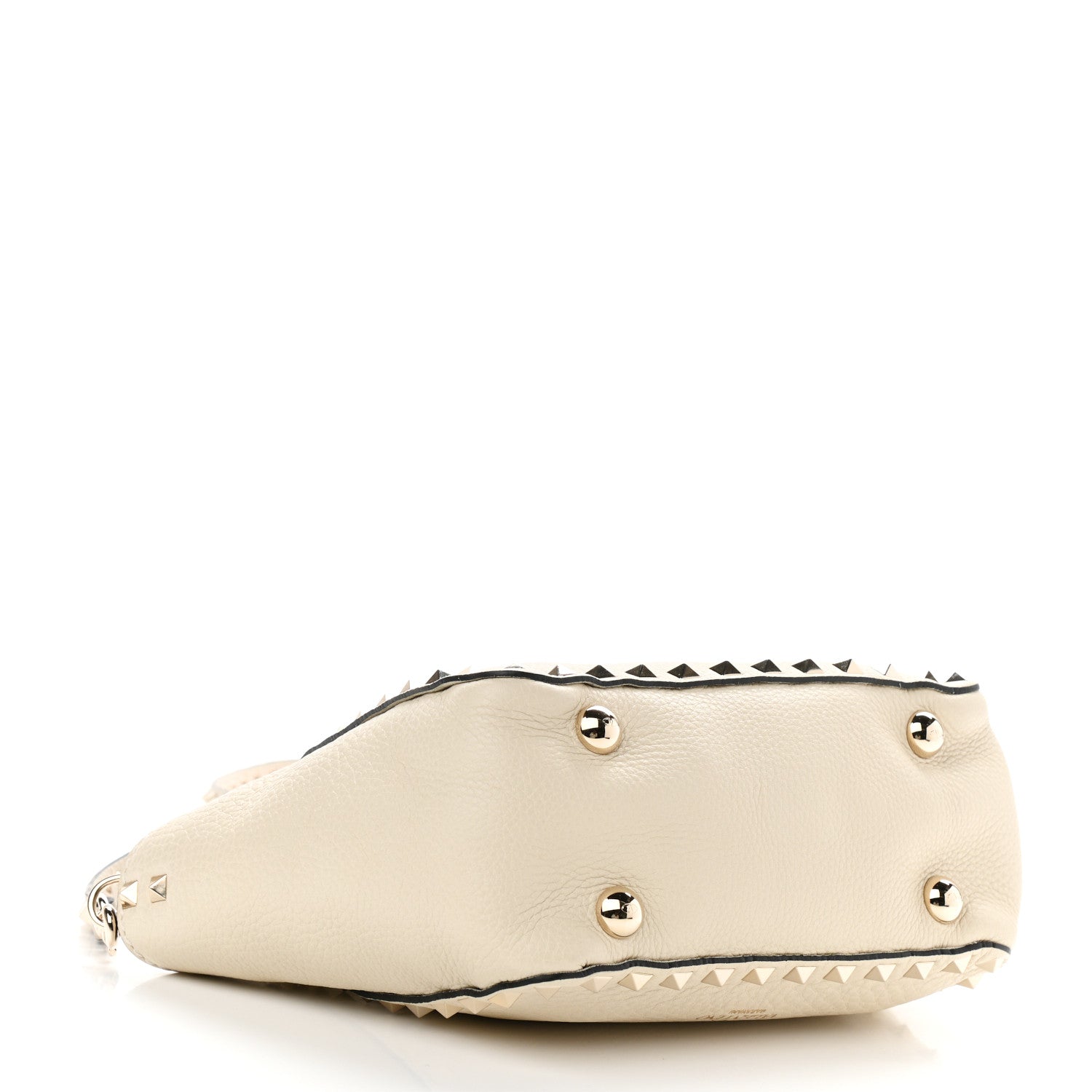 Valentino Garavani Vitello Mini Rockstud Tote Ivory 4 of 10