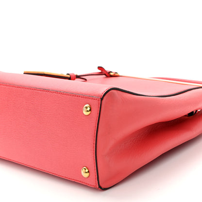 Fendi Vitello Elite Flamingo Petite 2Jours Tote Rosa Exstasy 10 of 12