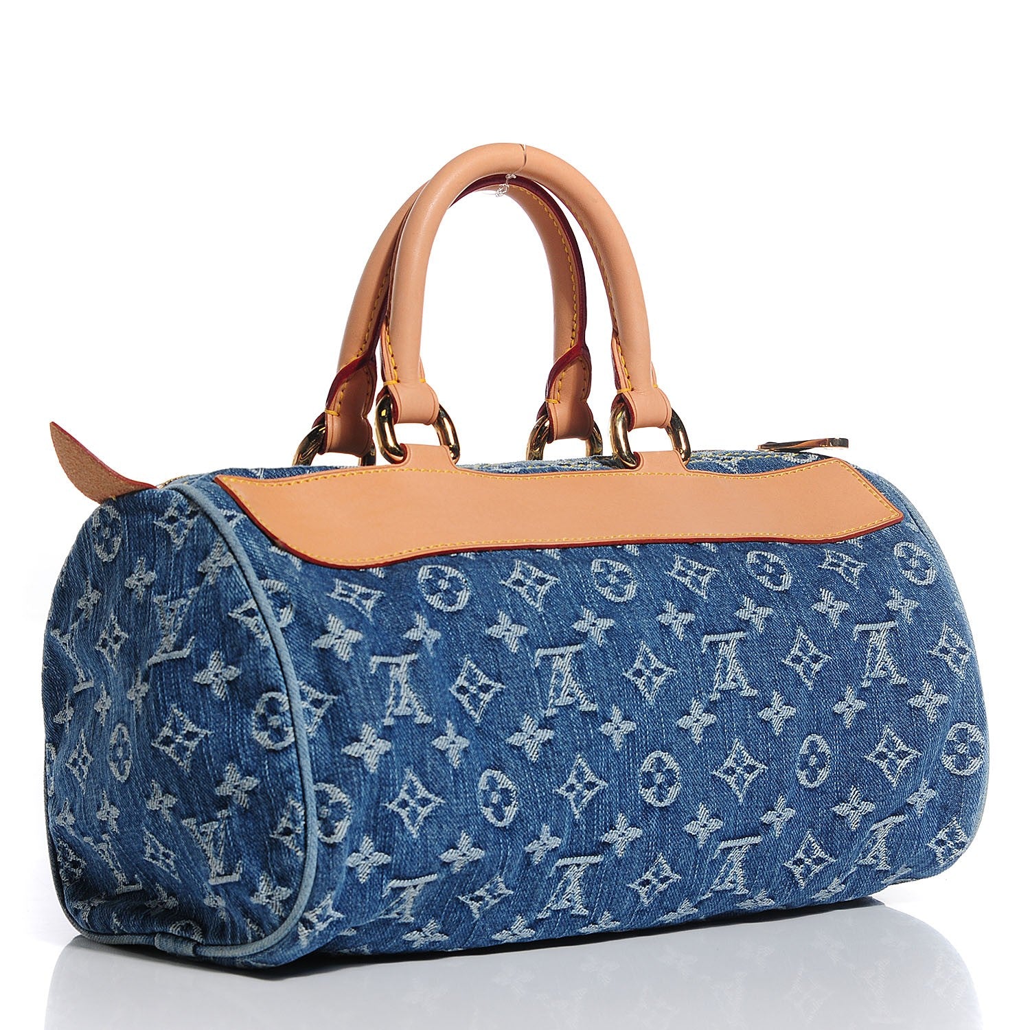 Louis Vuitton Monogram Denim Neo Speedy Blue 3 of 7