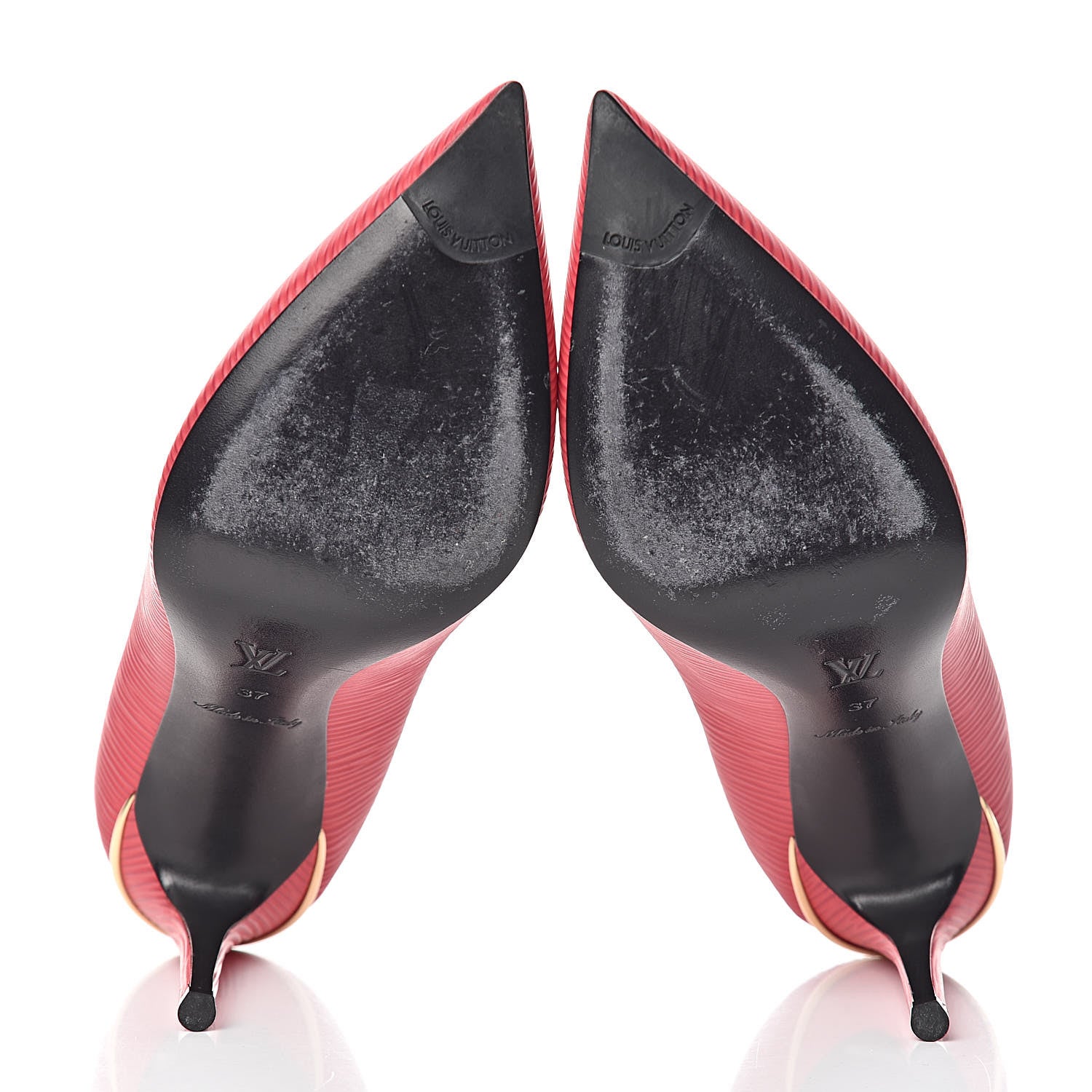 Louis Vuitton Epi Eyeline Pumps 37 Pivoine 7 of 12