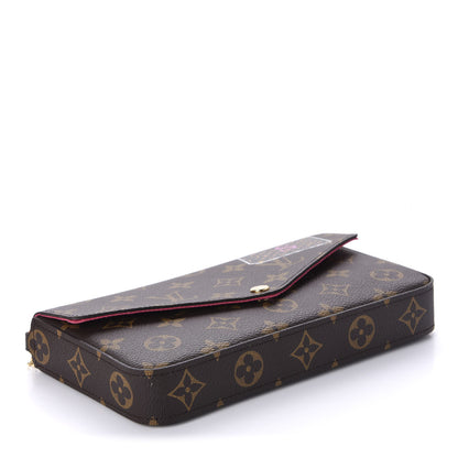 Louis Vuitton Monogram My LV World Tour Pochette Felicie Chain Wallet Hot Pink 4 of 12