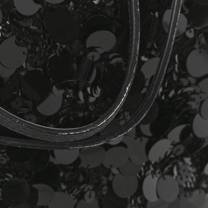 Chanel Sequin Shopping Tote Black 10 of 10