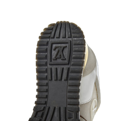 Louis Vuitton Suede Reverse Monogram Run Away Sneakers 37 White 22 of 24