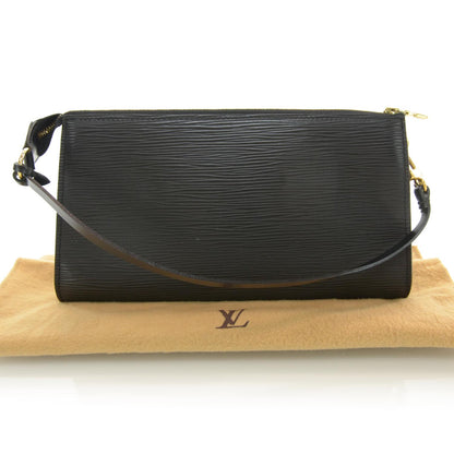 Louis Vuitton Epi Pochette Accessories 24 Black 3 of 7