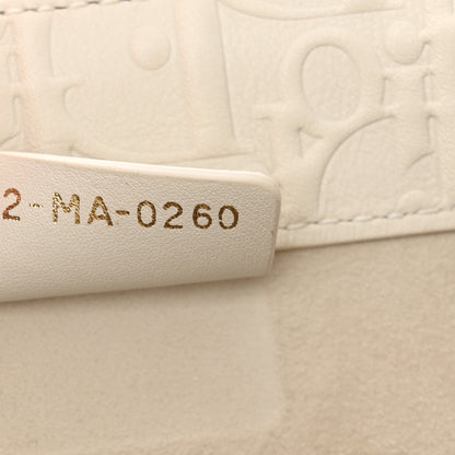 Christian Dior Oblique Calfskin Embossed Medium Book Tote Ivory 7 of 11