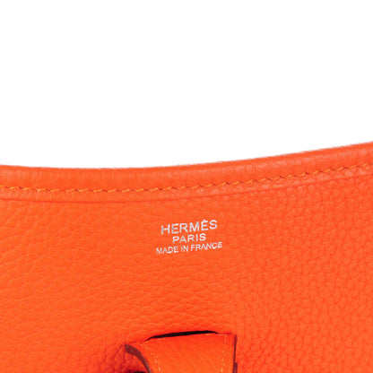 Hermes Taurillon Clemence Evelyne III PM Feu 6 of 7