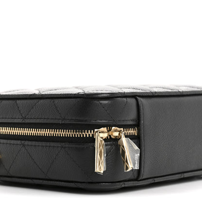 Chanel Caviar Quilted Vanity Case Black 10 of 12