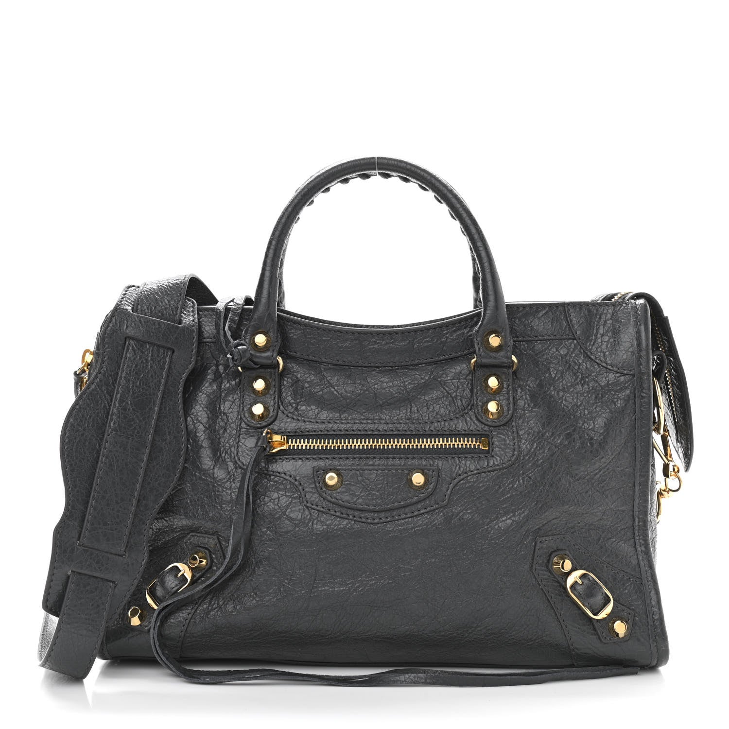 Balenciaga Agneau Classic Gold Hardware S City Gris Fossile 3 of 11
