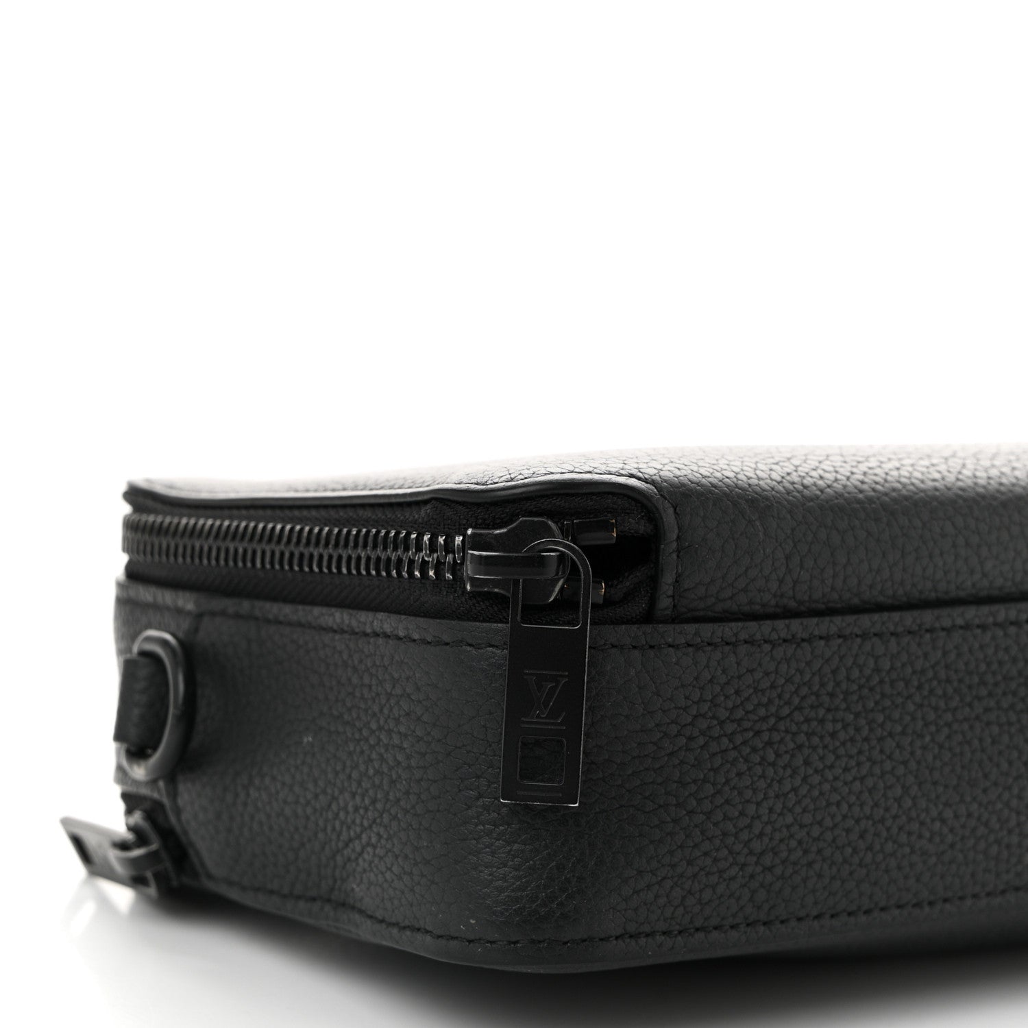 Louis Vuitton Calfskin Aerogram Alpha Wearable Wallet Black 8 of 10