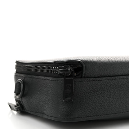 Louis Vuitton Calfskin Aerogram Alpha Wearable Wallet Black 8 of 10