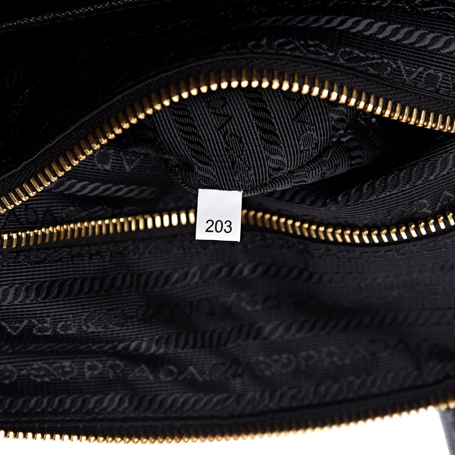 Prada Saffiano Tessuto Nylon Tote Black 7 of 10