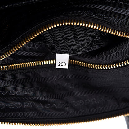 Prada Saffiano Tessuto Nylon Tote Black 7 of 10