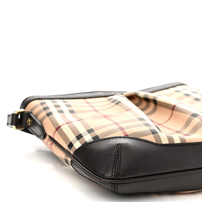 Burberry Haymarket Check Hartham Crossbody Chocolate 8 of 13