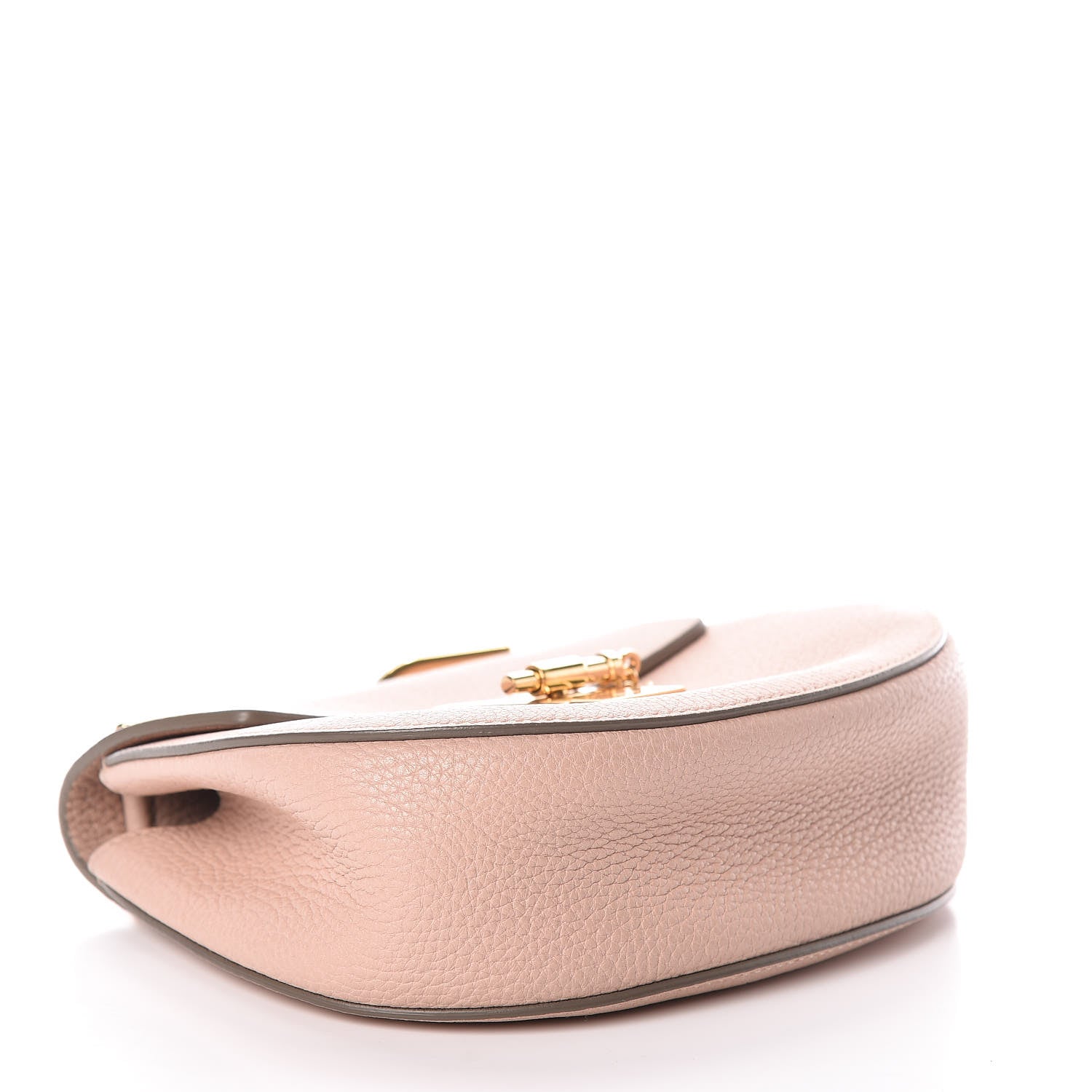 Chloe Grained Lambskin Mini Drew Shoulder Bag Cement Pink 4 of 9