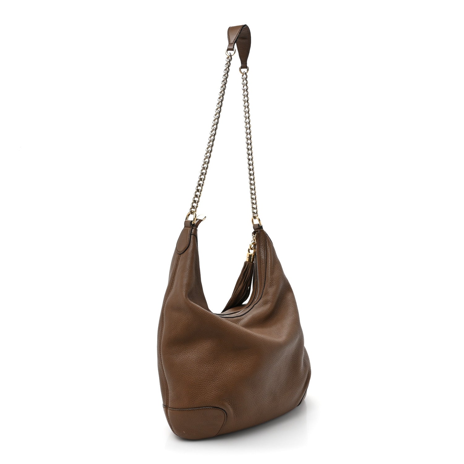 Gucci Cellarius Calfskin Medium Soho Chain Hobo Acero 3 of 14